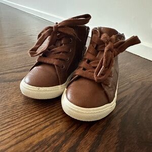 Cat & Jack toddler sneaker boots in cognac color - 6